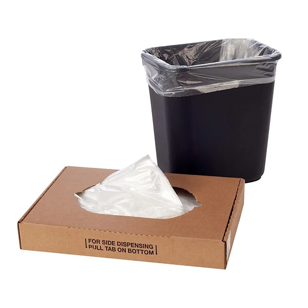 Laddawn HD 40-45 Gallon Trash Bags, High Density 14 Mic, Clear, 500 Bags/Carton (5825) 1 Laddawn HD 40-45 Gallon Trash Bags, High Density 14 Mic, Clear, 500 Bags/Carton (5825)